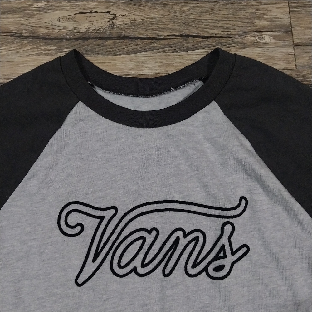 Vans Shirt Retro Vintage Y2K Vibes T-shirt Womens M Classic Baseball Logo Graphi